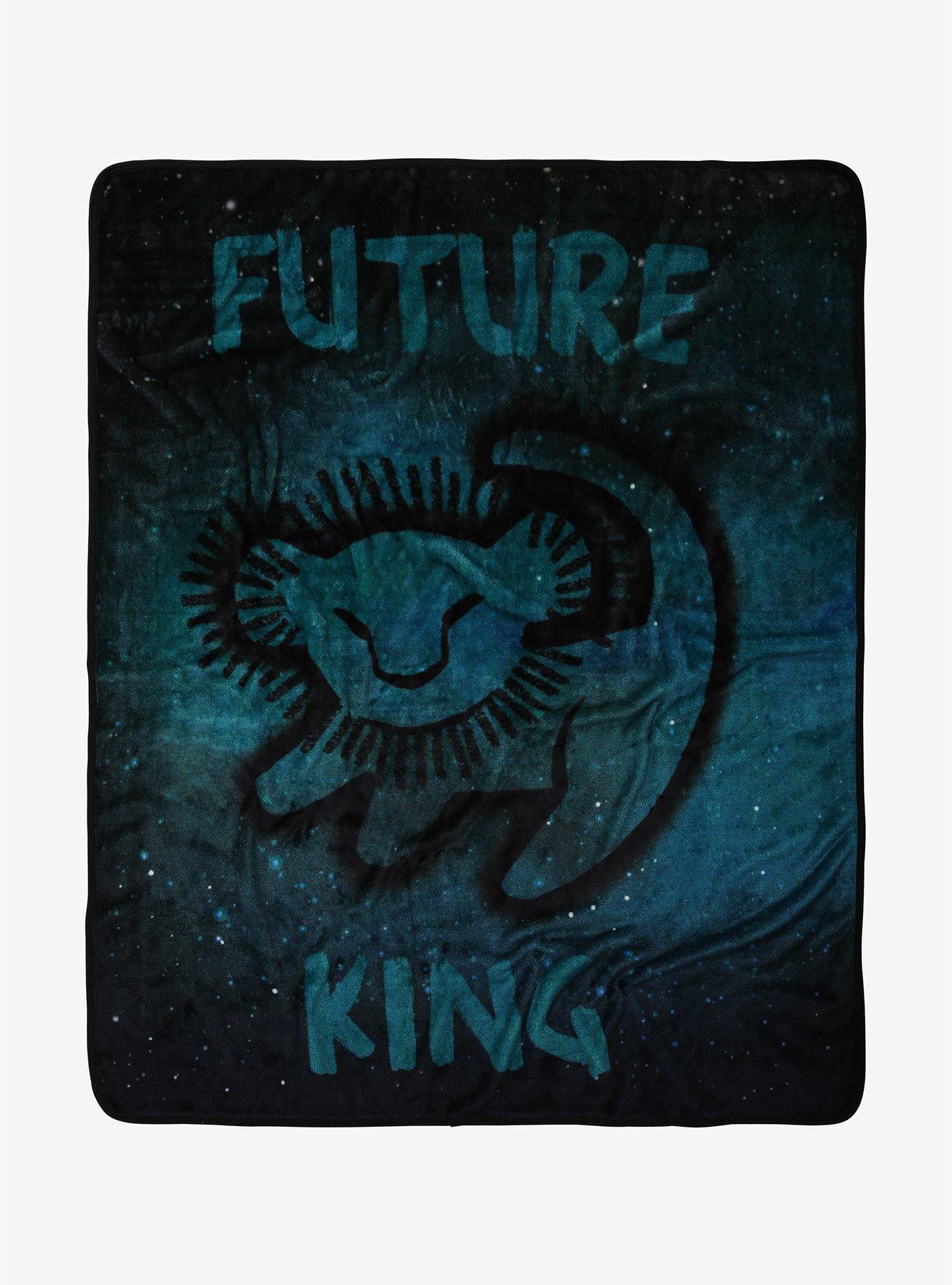 Disney The Lion King Future King Teal Plush Throw Blanket, , hi-res