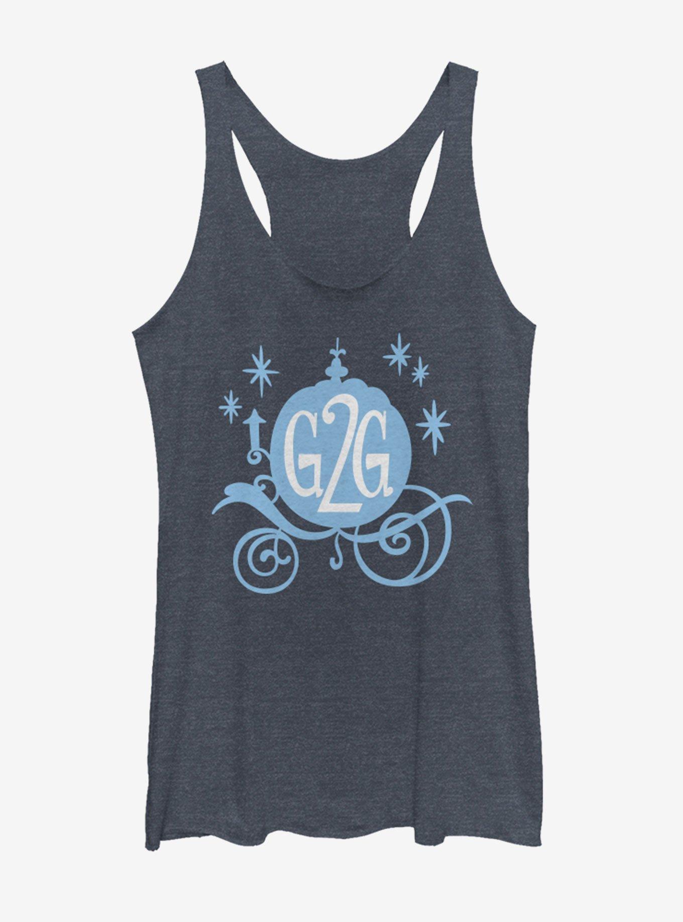 Disney Cinderella Womens Tank, NAVY HTR, hi-res