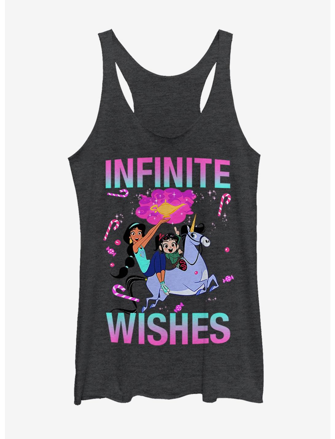 Disney Aladdin Infinite Wishes Womens Tank, BLK HTR, hi-res