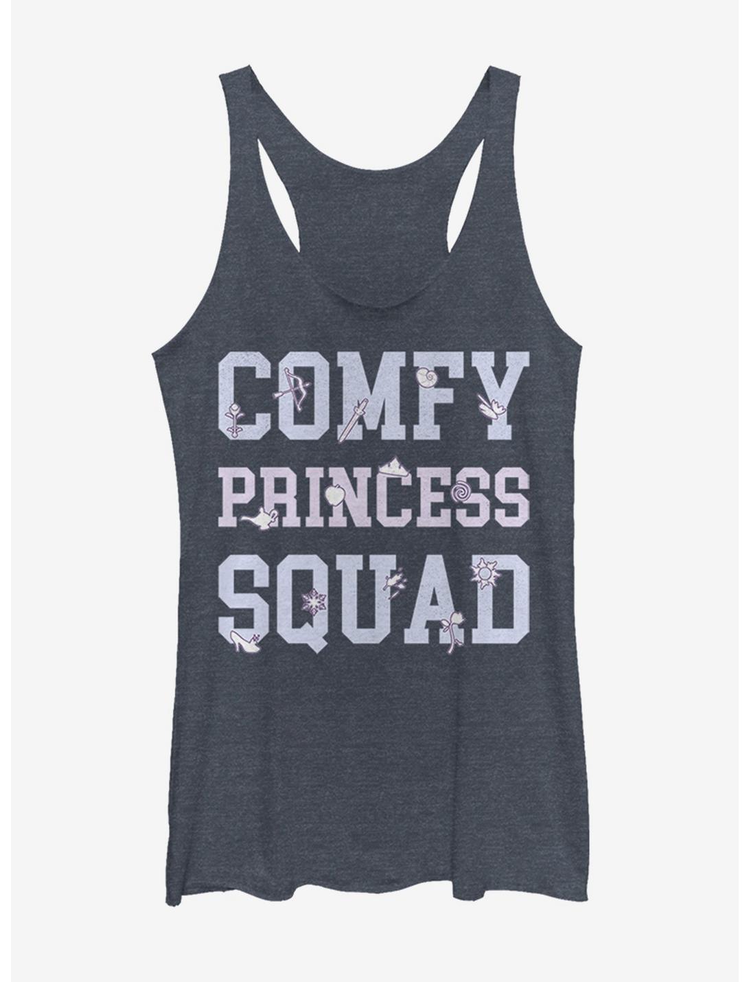 Disney Princess Stay Comfy Womens Tank, NAVY HTR, hi-res