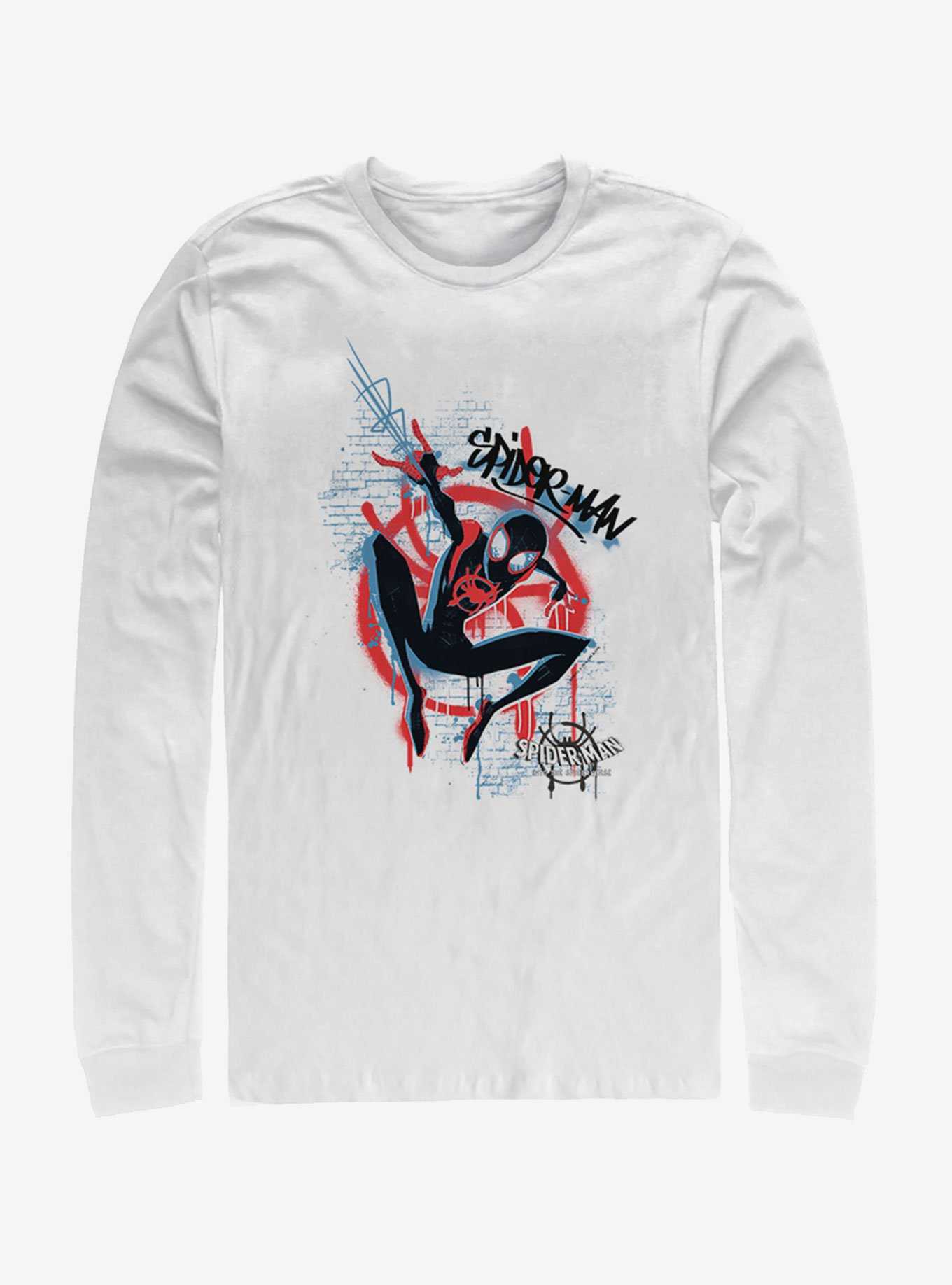 Marvel Spider-Man: Into the Spider-Verse Graffiti Spider Womens Long-Sleeve T-Shirt, , hi-res