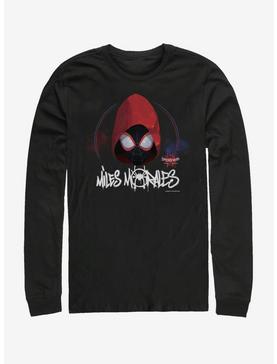 Marvel Spider-Man: Into the Spider-Verse Hooded Miles Womens Long-Sleeve T-Shirt, , hi-res