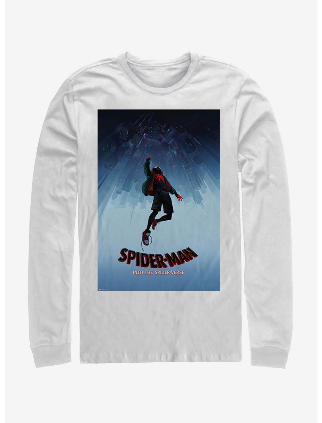 Marvel Spider-Man: Into the Spider-Verse Spider Verse Womens Long-Sleeve T-Shirt, WHITE, hi-res