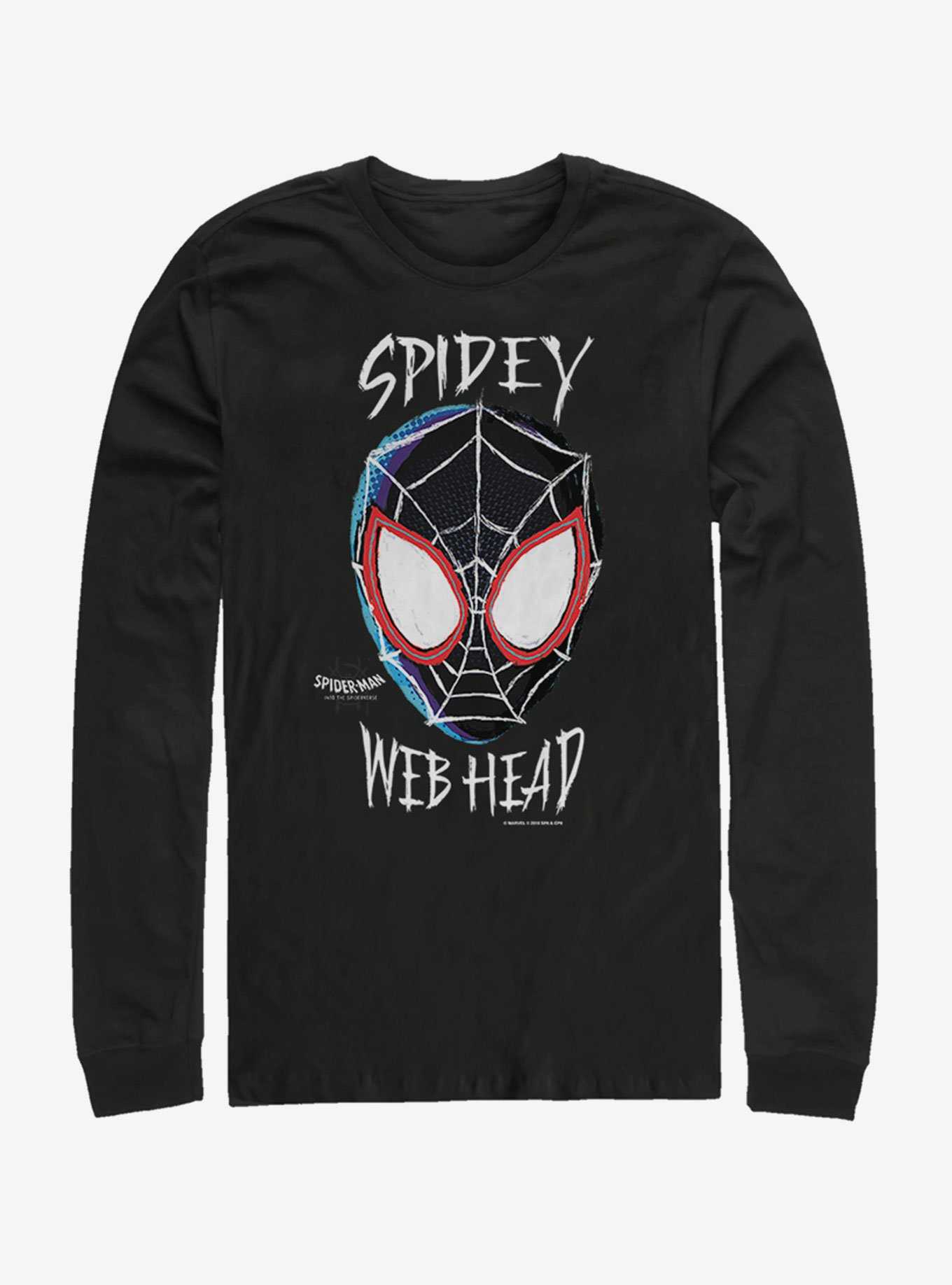 Marvel Spider-Man: Into the Spider-Verse Web Head Womens Long-Sleeve T-Shirt, , hi-res