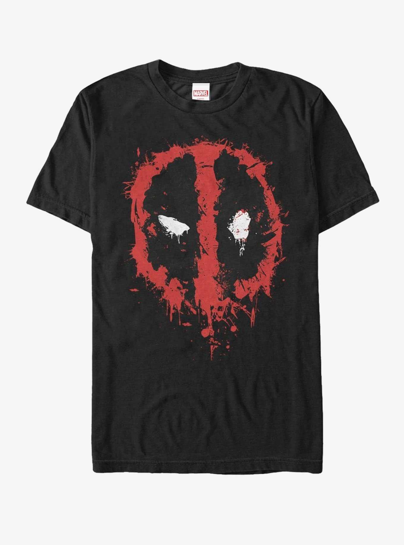 Extra Soft Marvel Deadpool Splatter Icon  T-Shirt, , hi-res