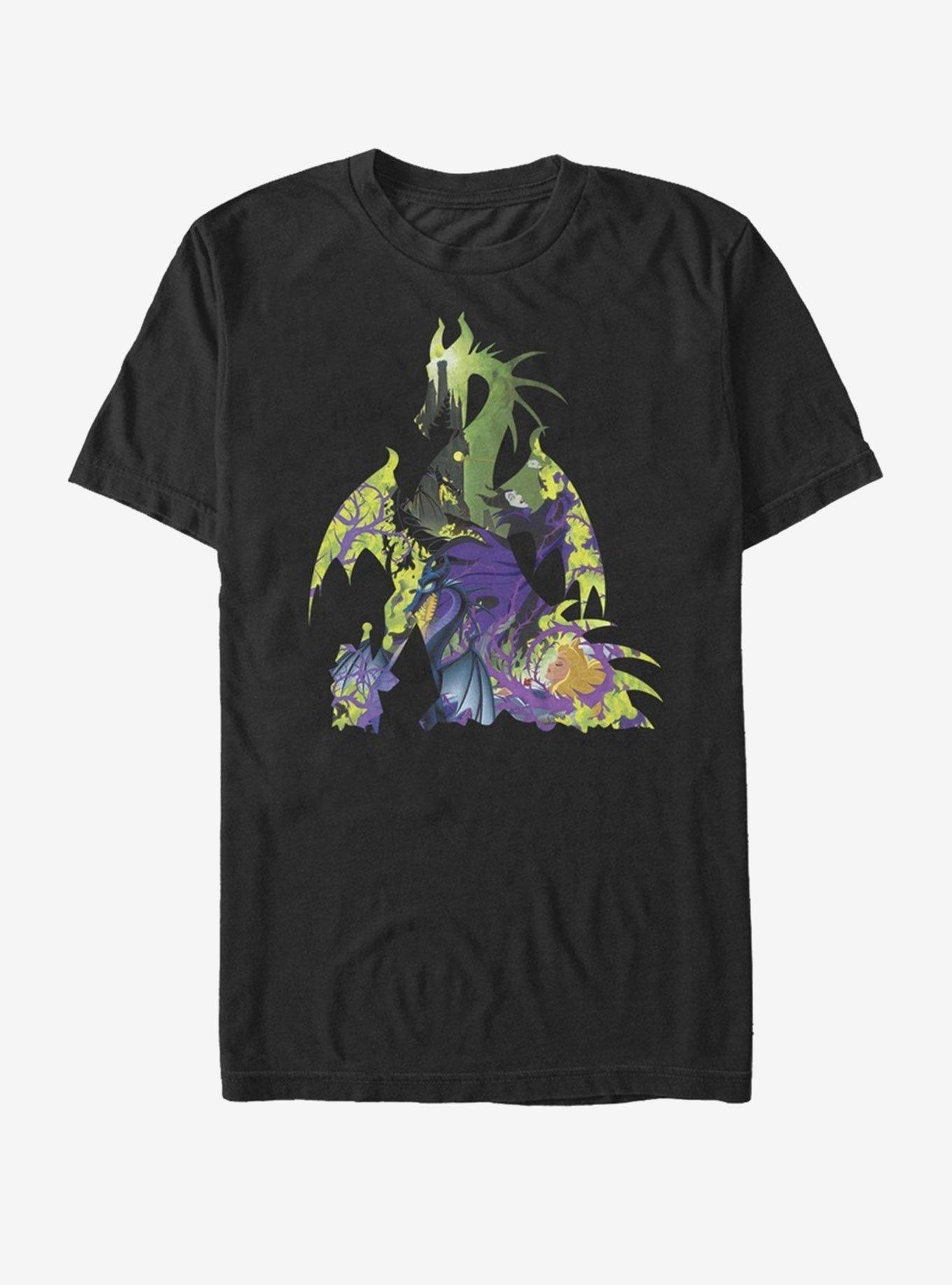 Disney Sleeping Beauty Dragon Form Heavyweight T-Shirt