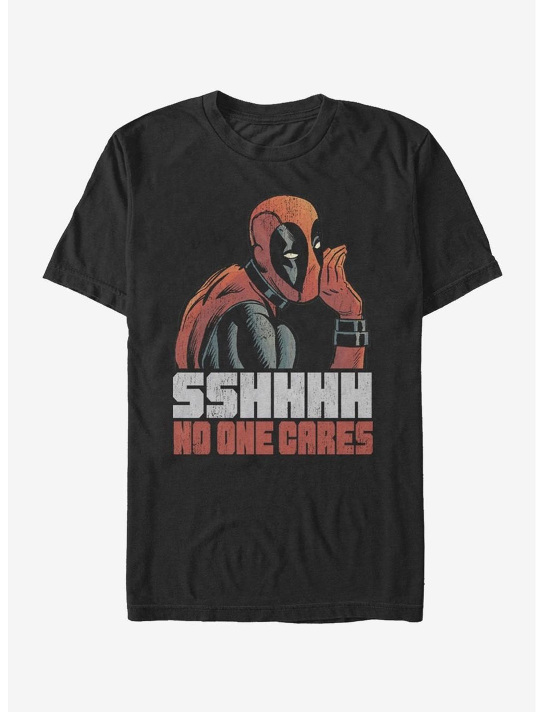 Extra Soft Marvel Deadpool No One  T-Shirt, BLACK, hi-res
