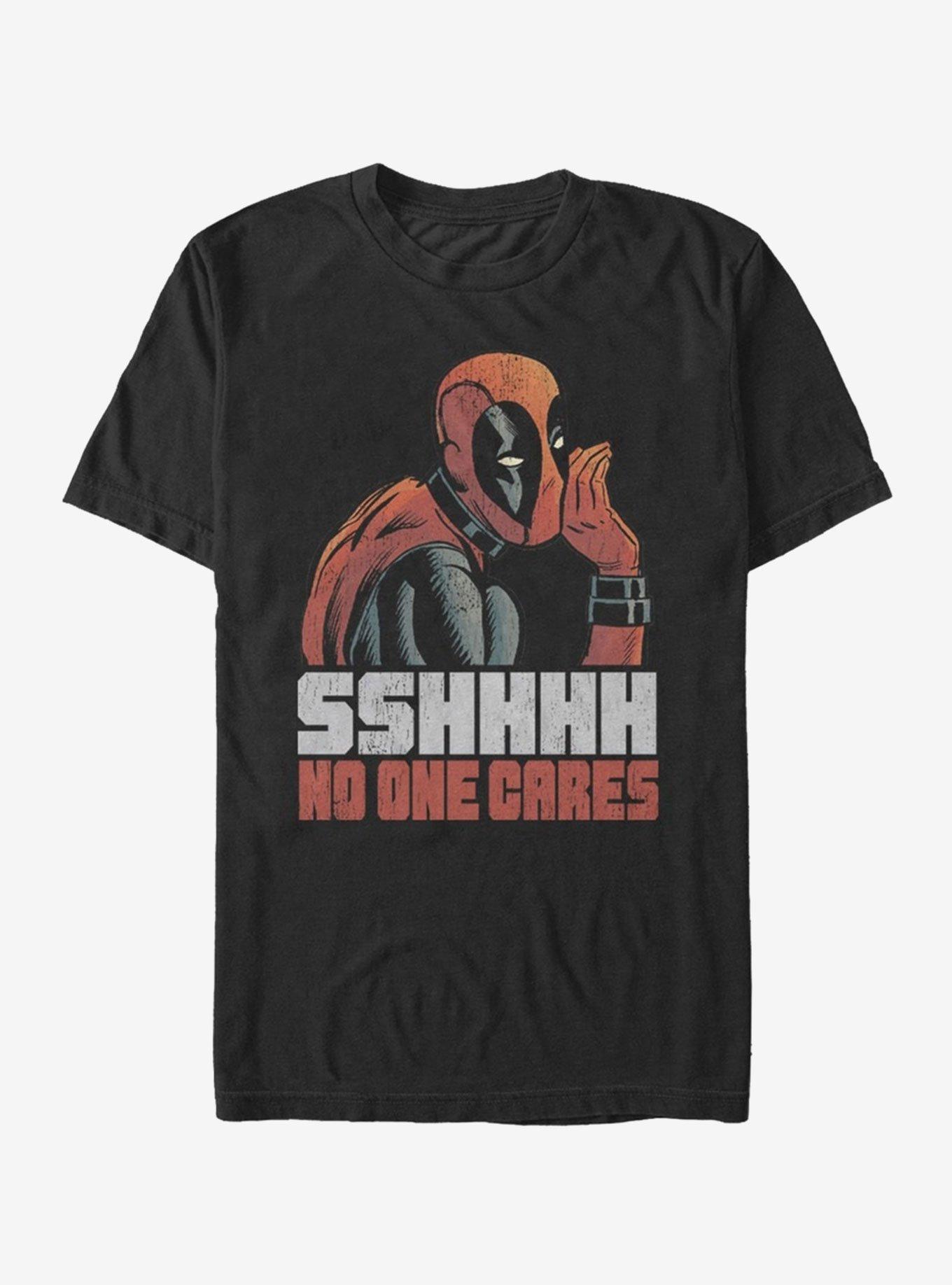 Extra Soft Marvel Deadpool No One  T-Shirt, BLACK, hi-res