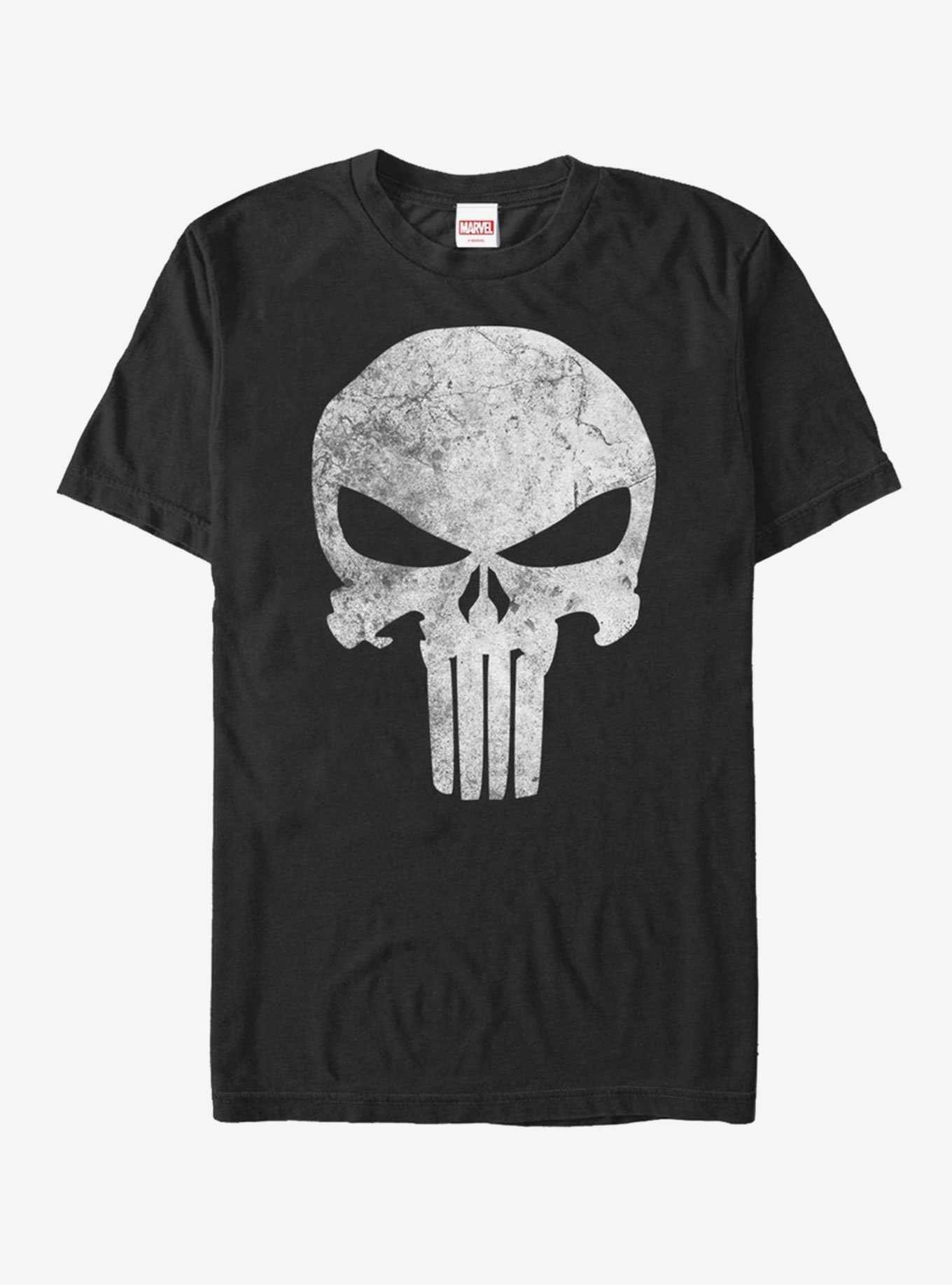 Extra Soft Marvel The Punisher Distresskull  T-Shirt, , hi-res