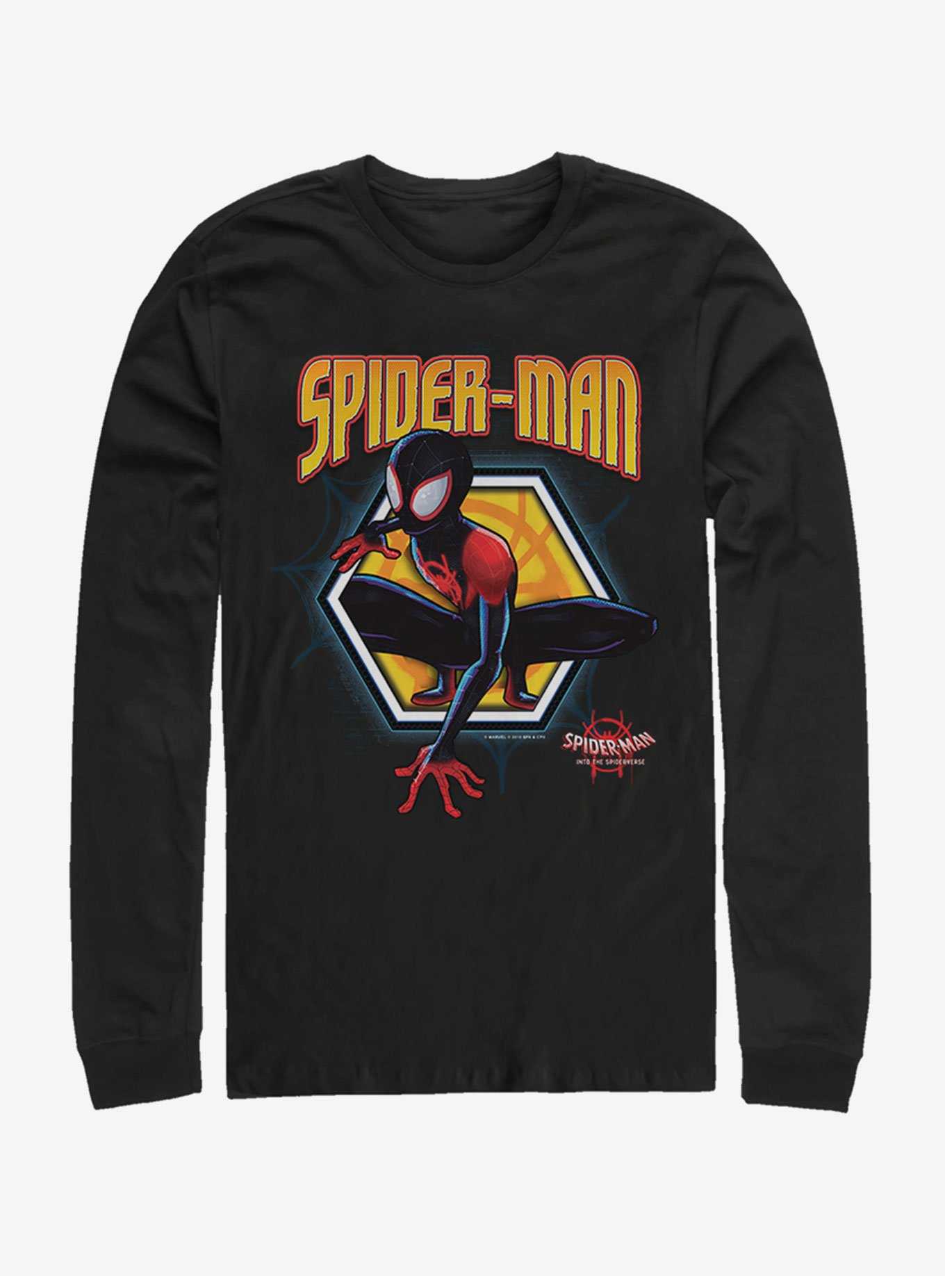 Marvel Spider-Man: Into the Spider-Verse Golden Miles Womens Long-Sleeve T-Shirt, , hi-res