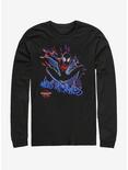 Marvel Spider-Man: Into the Spider-Verse Spidey Explosion Womens Long-Sleeve T-Shirt, BLACK, hi-res