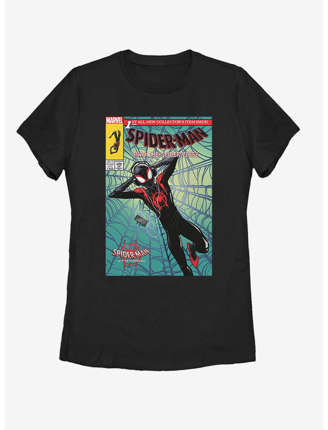 Marvel Spider-Man: Into the Spider-Verse Music Time Womens T-Shirt, BLACK, hi-res