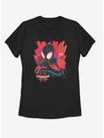 Marvel Spider-Man: Into the Spider-Verse Black Spider Womens T-Shirt, BLACK, hi-res