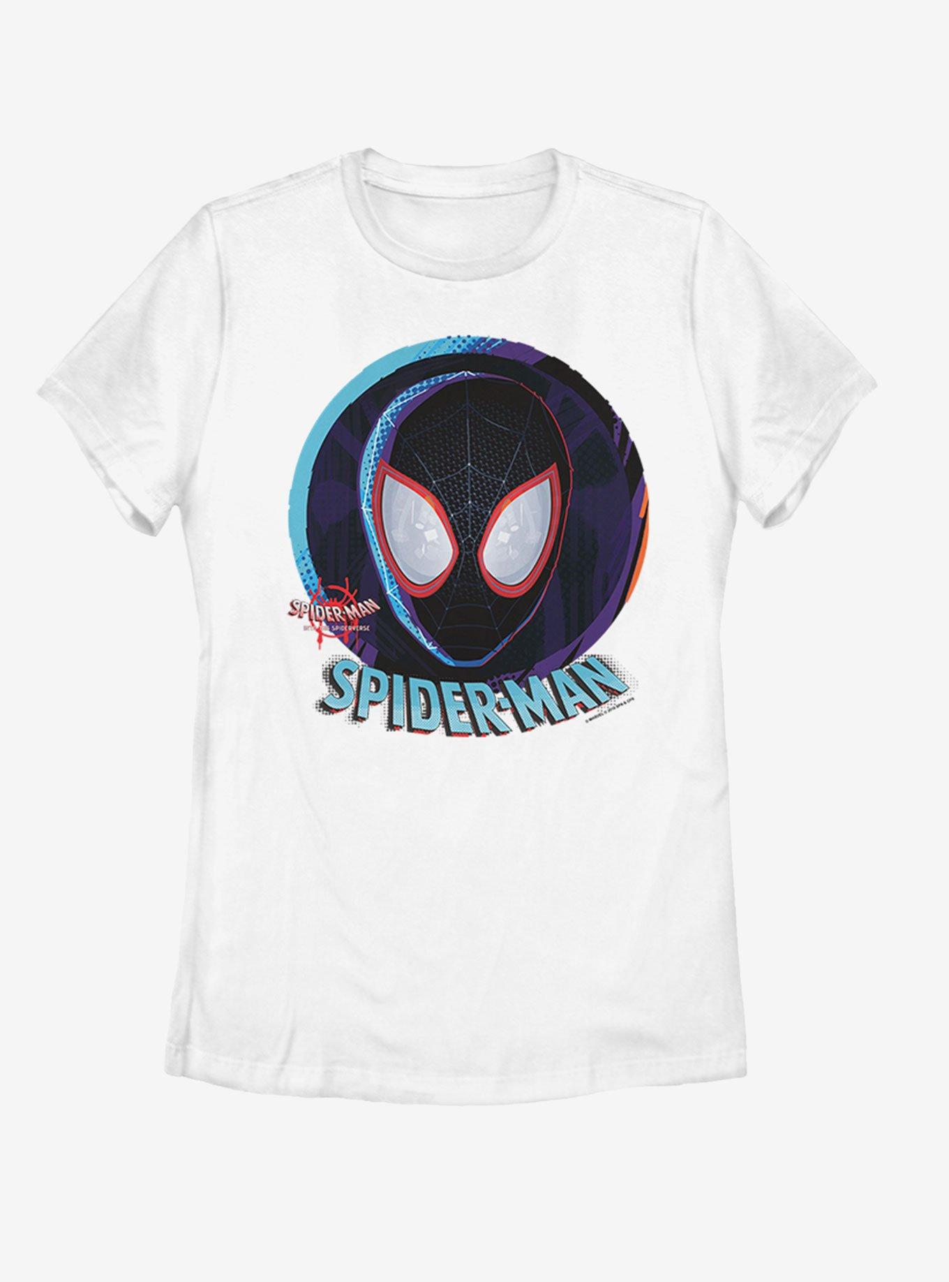 Marvel Spider-Man: Into the Spider-Verse Central Spider Womens T-Shirt, WHITE, hi-res