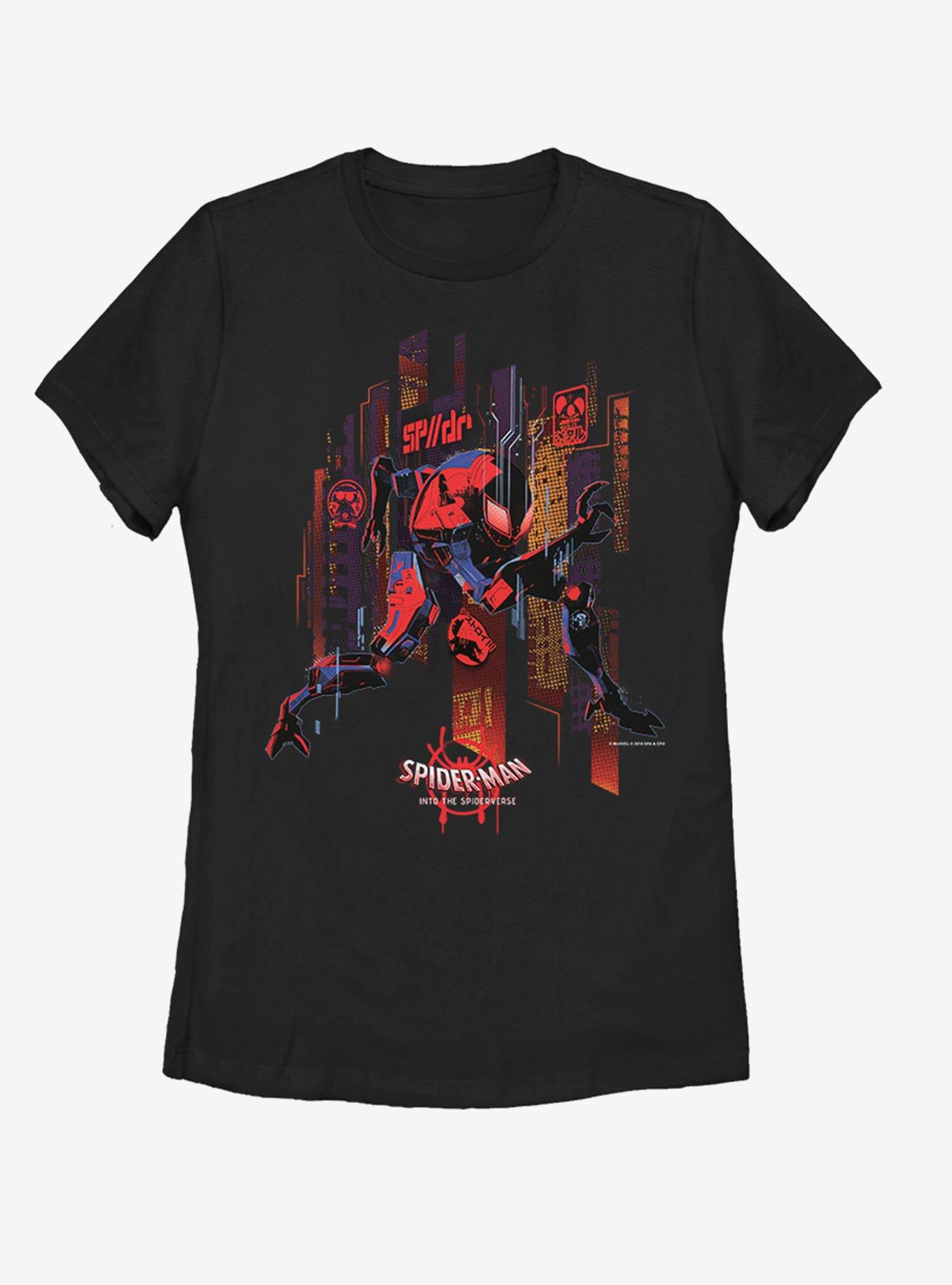 Marvel Spider-Man: Into the Spider-Verse Future Spidey Womens T-Shirt, BLACK, hi-res