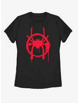 Marvel Spider-Man: Into the Spider-Verse Miles Symbol Womens T-Shirt, , hi-res