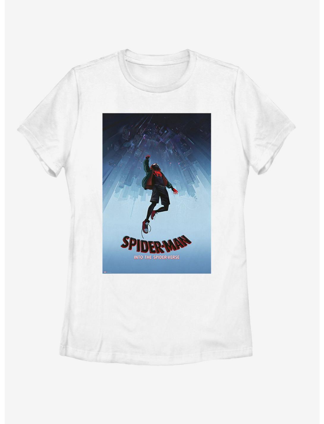 Marvel Spider-Man: Into the Spider-Verse Spider Verse Womens T-Shirt, WHITE, hi-res