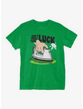 St Patrick's Day Don't Press Your Luck T-Shirt, , hi-res