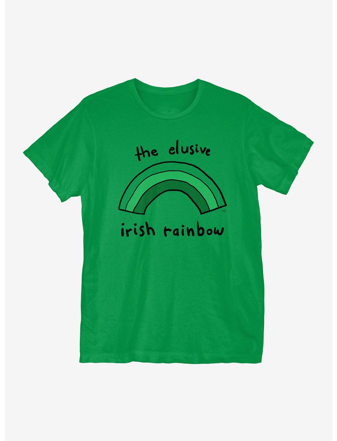 St Patrick's Day Irish Rainbow T-Shirt, KELLY GREEN, hi-res