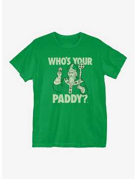 St Patrick's Day Who's Your Paddy T-Shirt, , hi-res