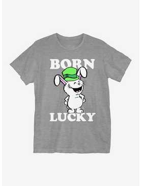 St Patrick's Day Born Lucky T-Shirt, , hi-res
