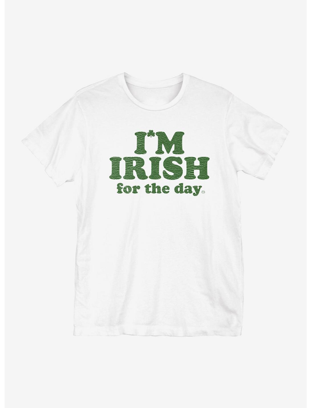 St Patrick's Day Irish for the Day T-Shirt, WHITE, hi-res