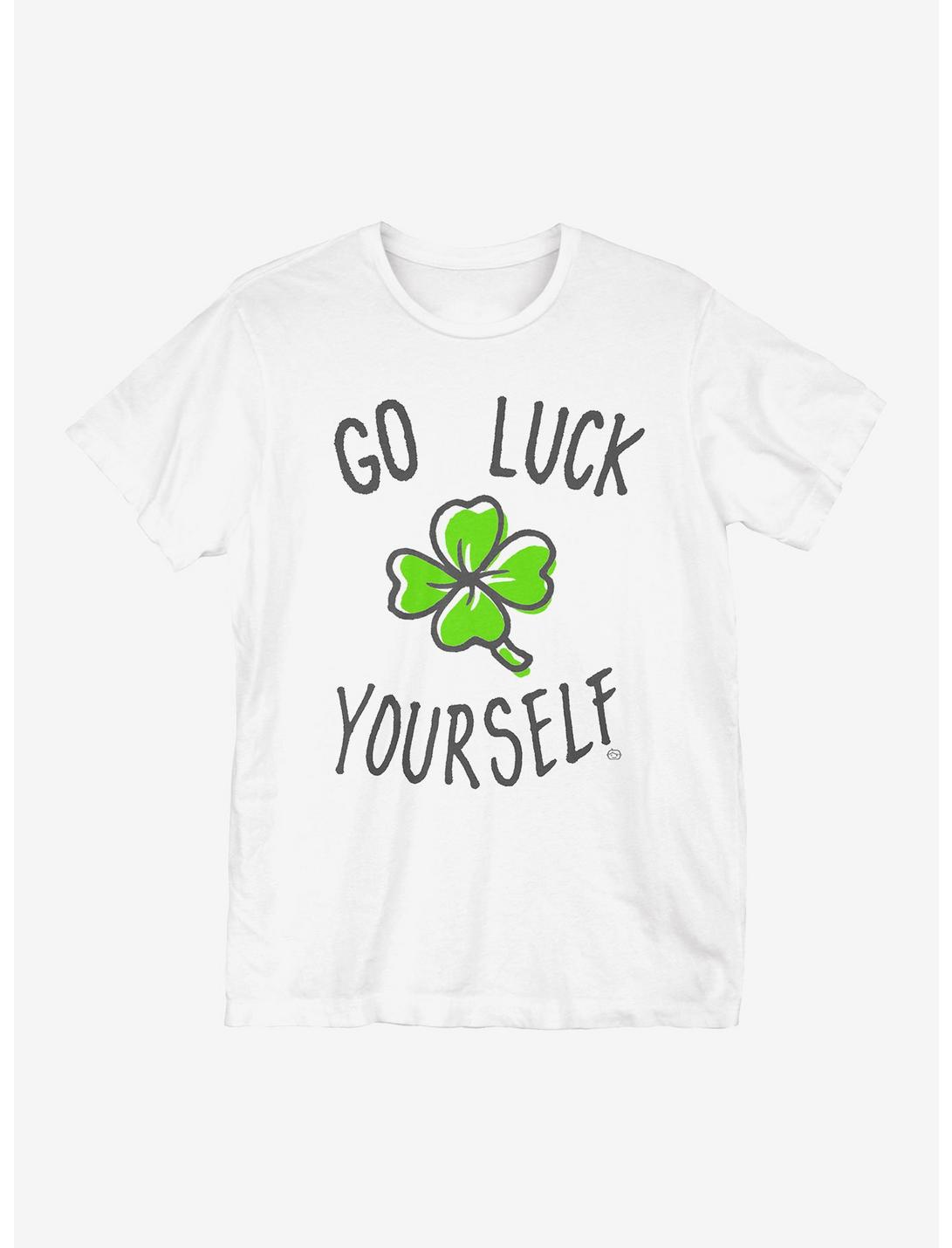 St Patrick's Day Luck Yourself T-Shirt, HEATHER GREY, hi-res