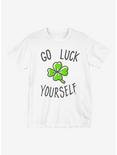 St Patrick's Day Luck Yourself T-Shirt, HEATHER GREY, hi-res