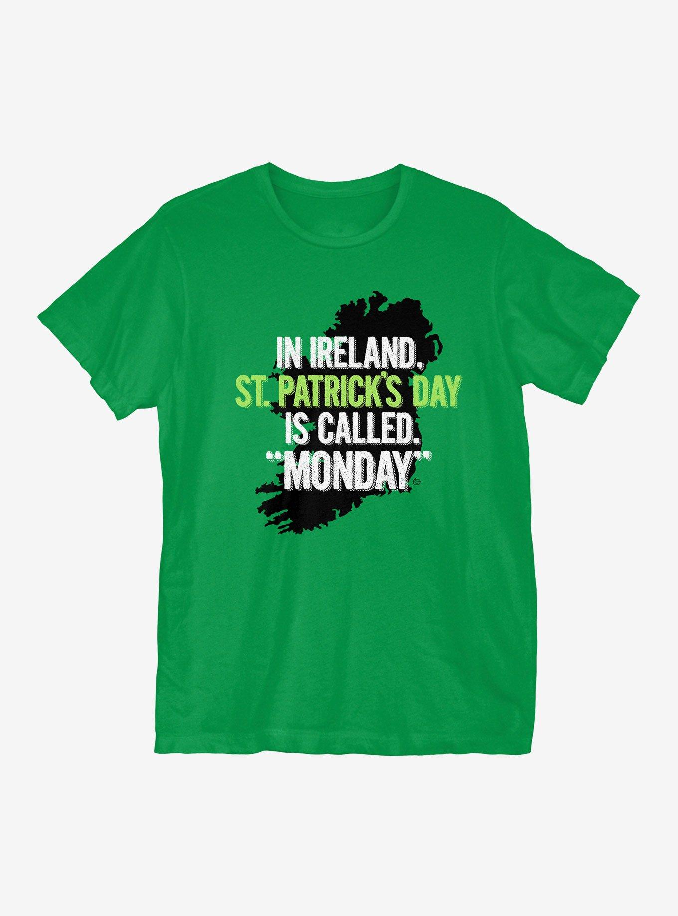 St Patrick's Day Monday T-Shirt, KELLY GREEN, hi-res