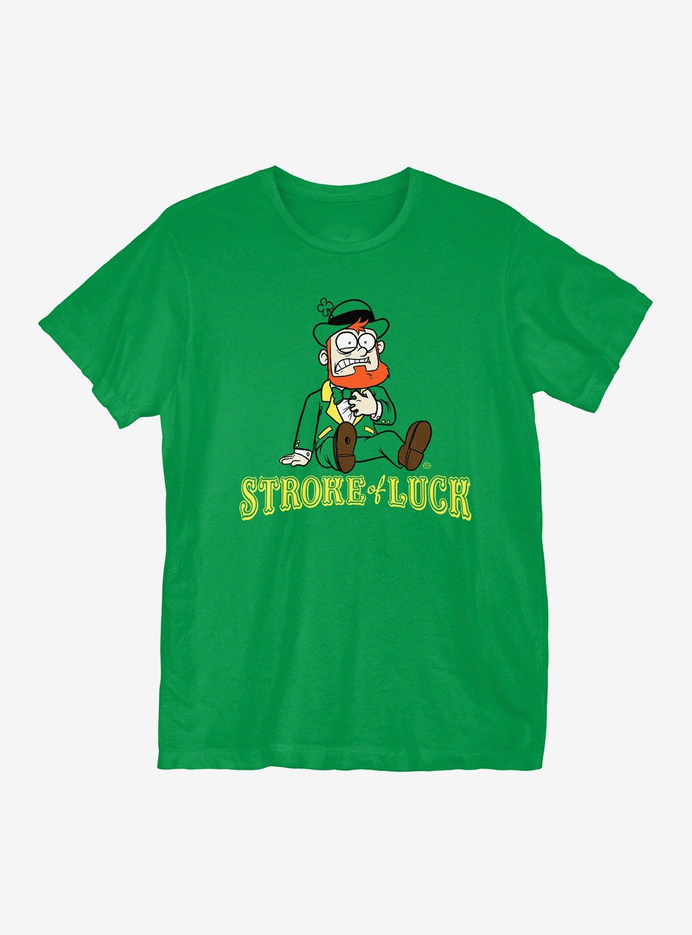 St Patrick's Day Stroke of Luck T-Shirt, KELLY GREEN, hi-res