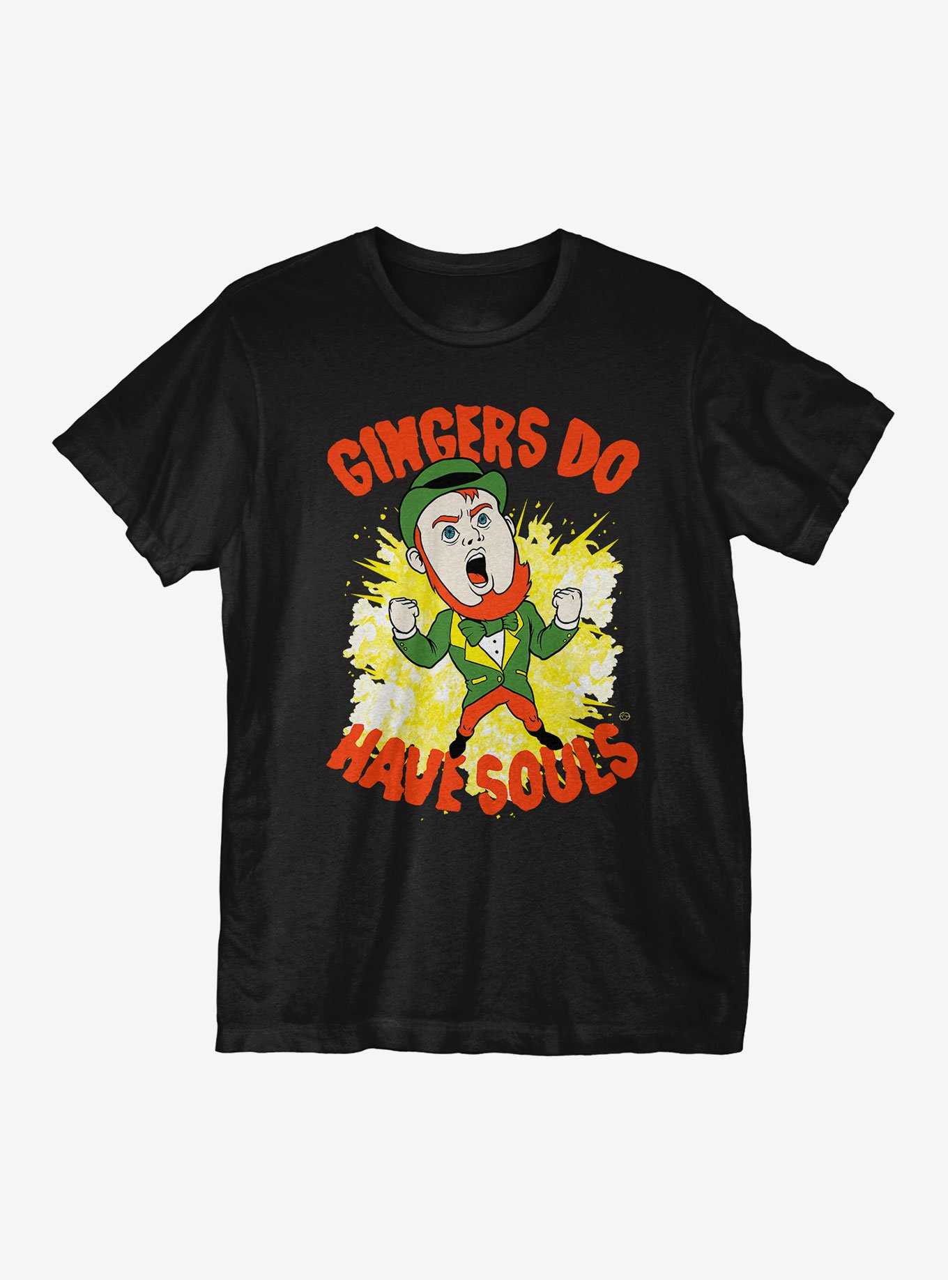 St Patrick's Day Ginger Do Have Souls T-Shirt, , hi-res