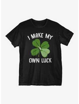 St Patrick's Day I Make My Own Luck T-Shirt, , hi-res