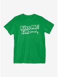St Patrick's Day Kiss Me I'm Lonely T-Shirt, KELLY GREEN, hi-res