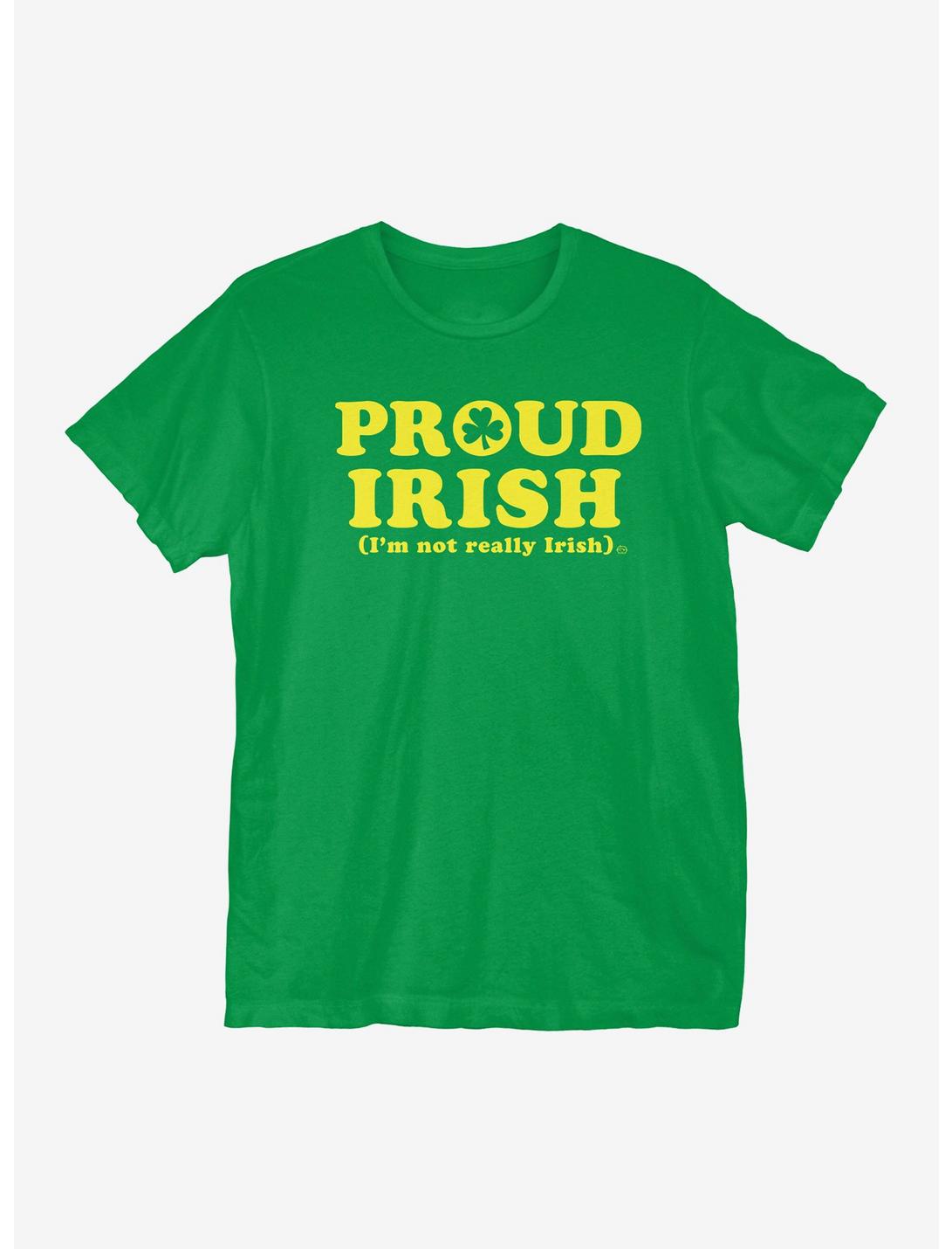 St Patrick's Day Proud Irish T-Shirt, KELLY GREEN, hi-res