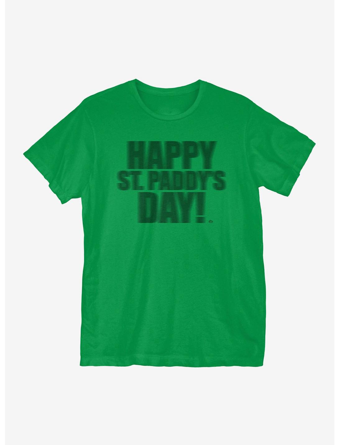 St Patrick's Day Blurred Lines T-Shirt, KELLY GREEN, hi-res