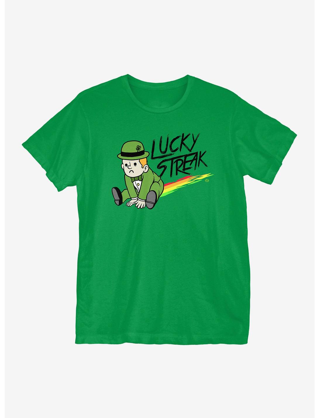St Patrick's Day Lucky Streak T-Shirt, KELLY GREEN, hi-res