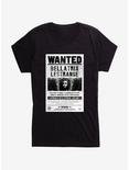 Harry Potter Bellatrix Lestrange Wanted Poster Girls T-Shirt, BLACK, hi-res