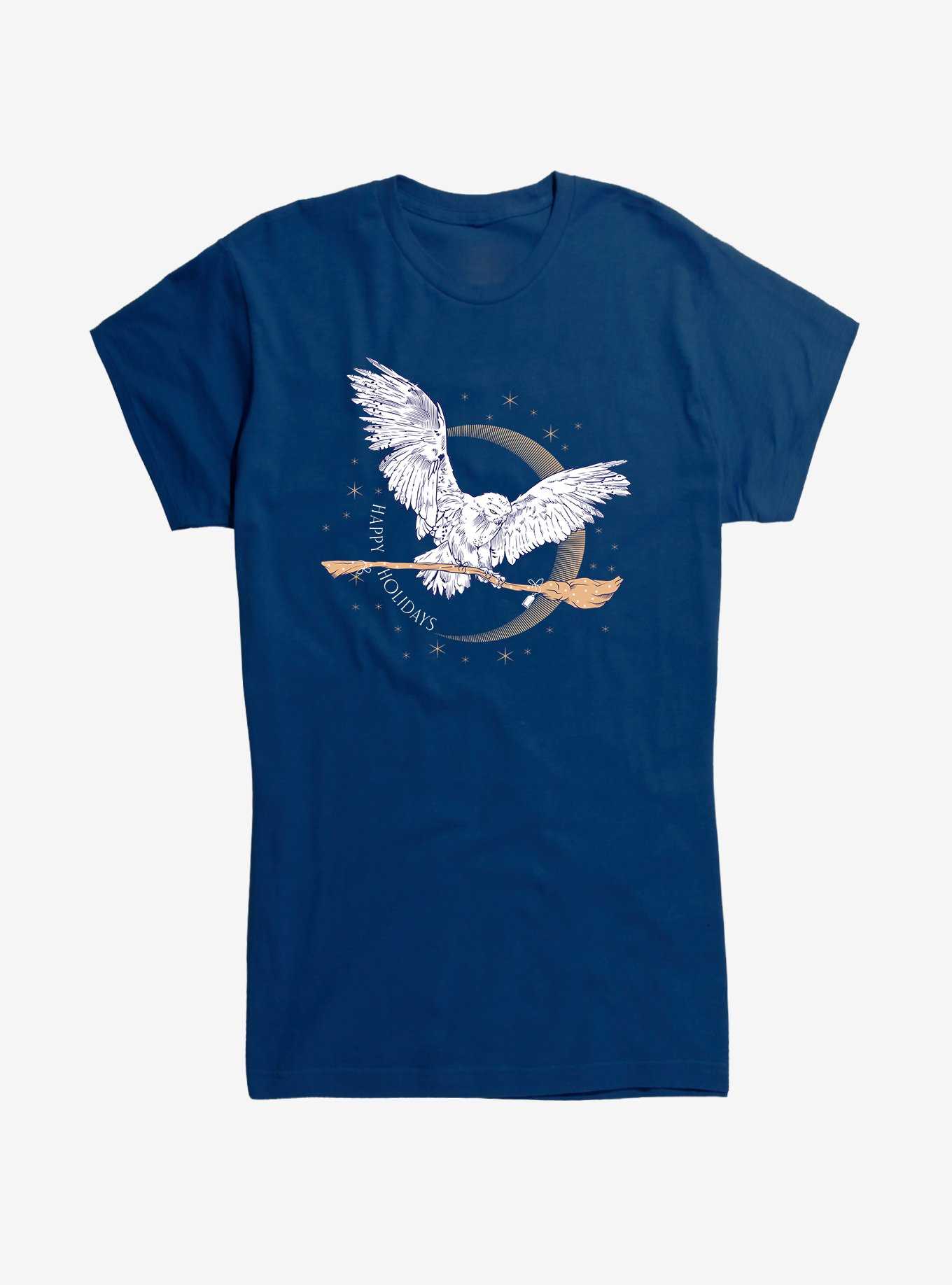 Harry Potter Hedwig Happy Holidays Girls T-Shirt, , hi-res