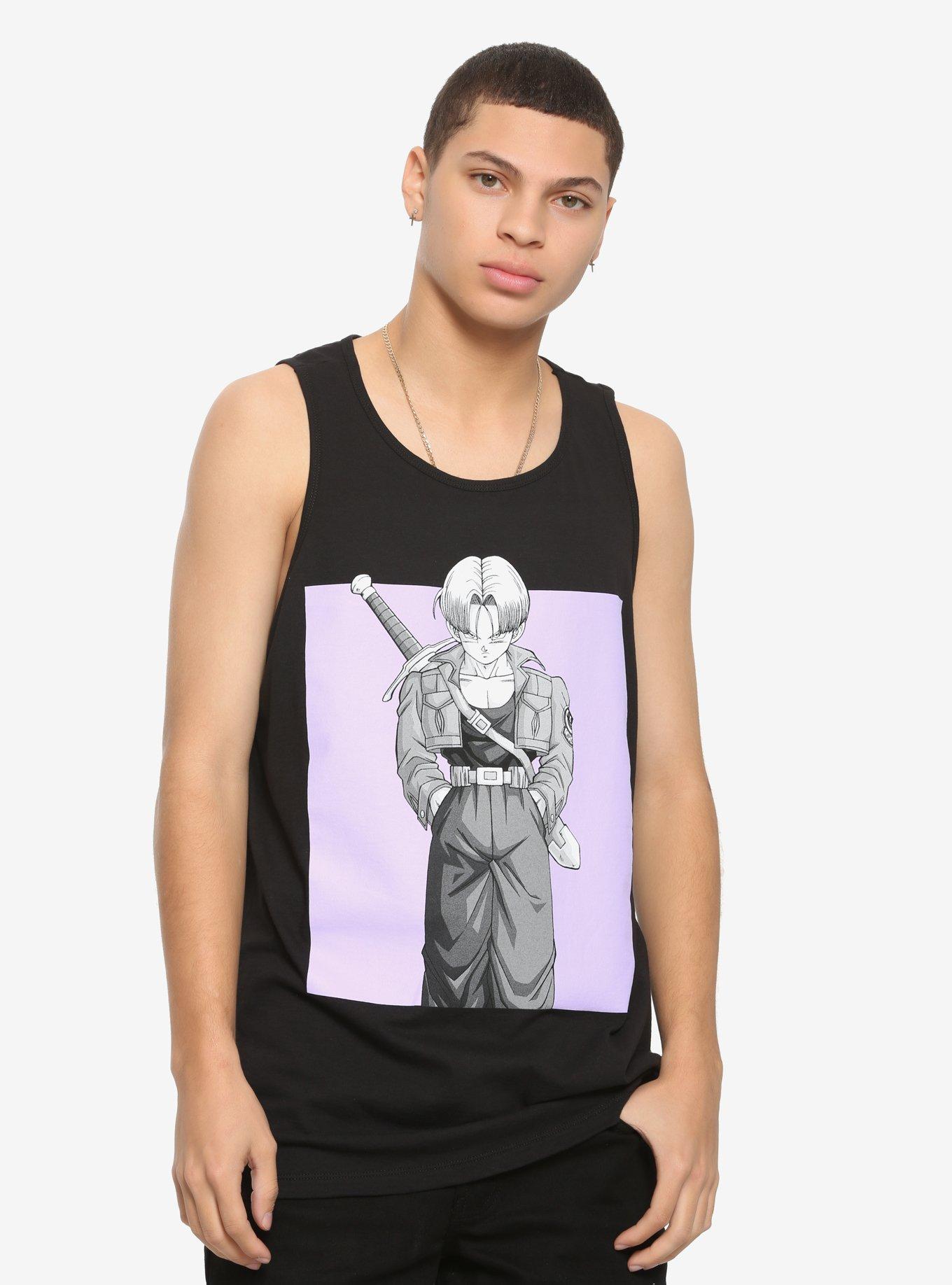 Dragon Ball Z Trunks Color Block Tank Top, PURPLE, hi-res