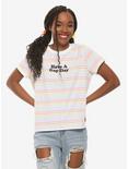 Have A Gay Day Rainbow Stripe Girls T-Shirt, RAINBOW, hi-res