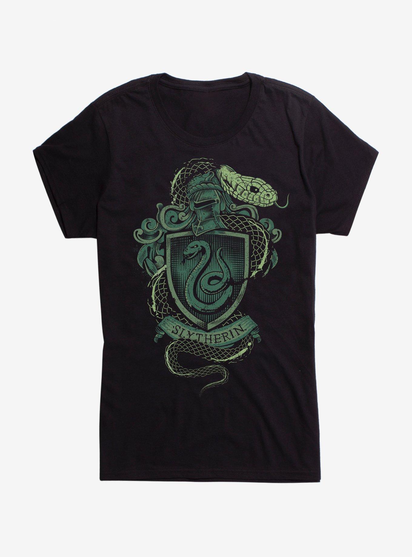 Harry Potter Slytherin Crest Girls T-Shirt, , hi-res