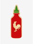 Sriracha Hot Sauce Enamel Pin, , hi-res