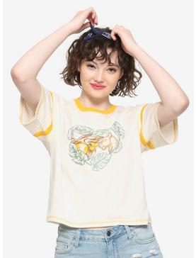 Her Universe Disney The Lion King Simba & Nala Varsity Stripe Crop T-Shirt, , hi-res