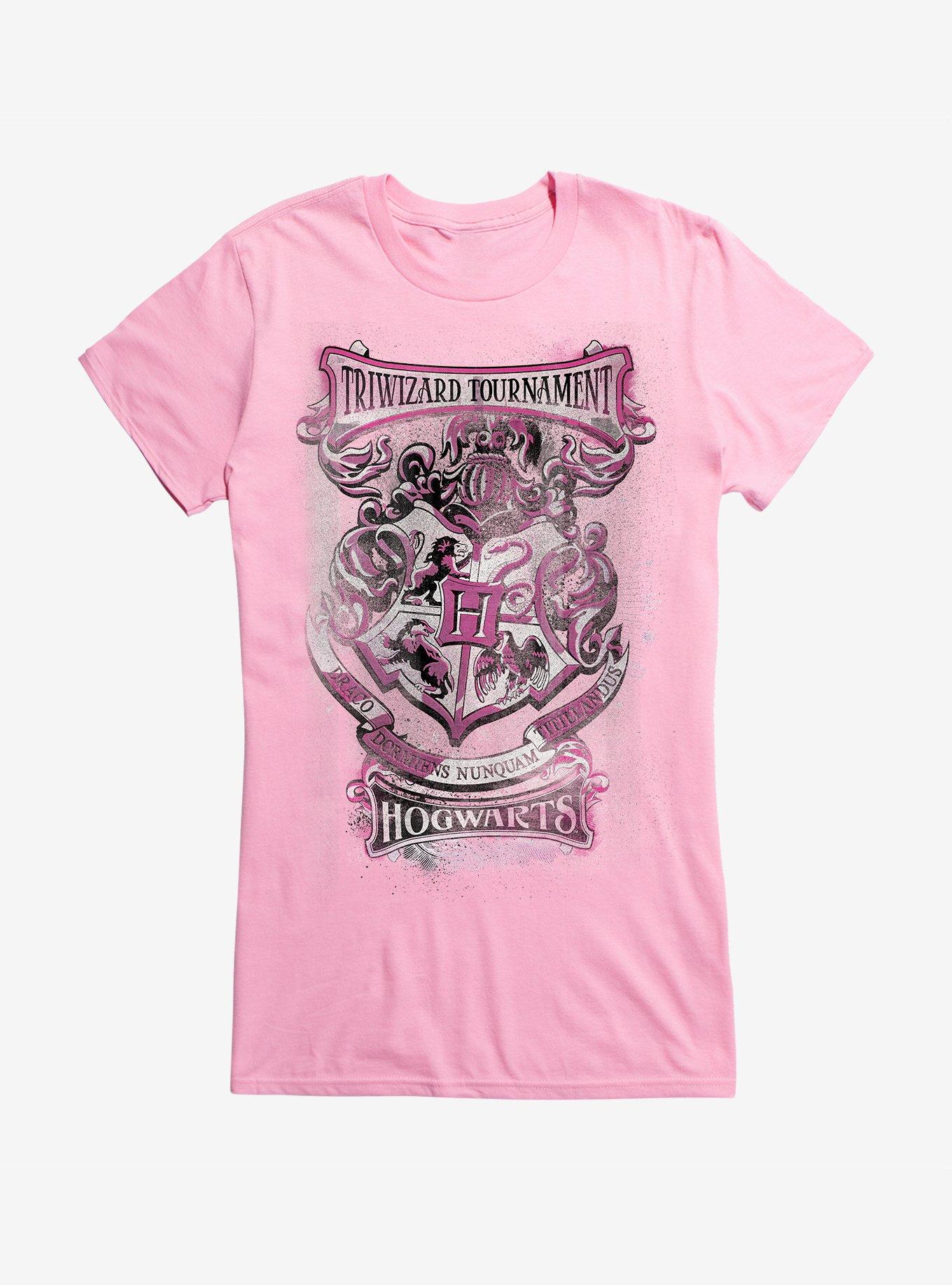 Harry Potter Hogwarts Triwizard Girls T-Shirt, CHARITY PINK, hi-res