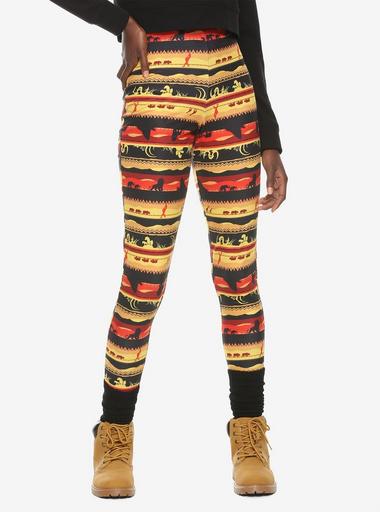 Disney The Lion King Simba And Nala Leggings, Hot Topic