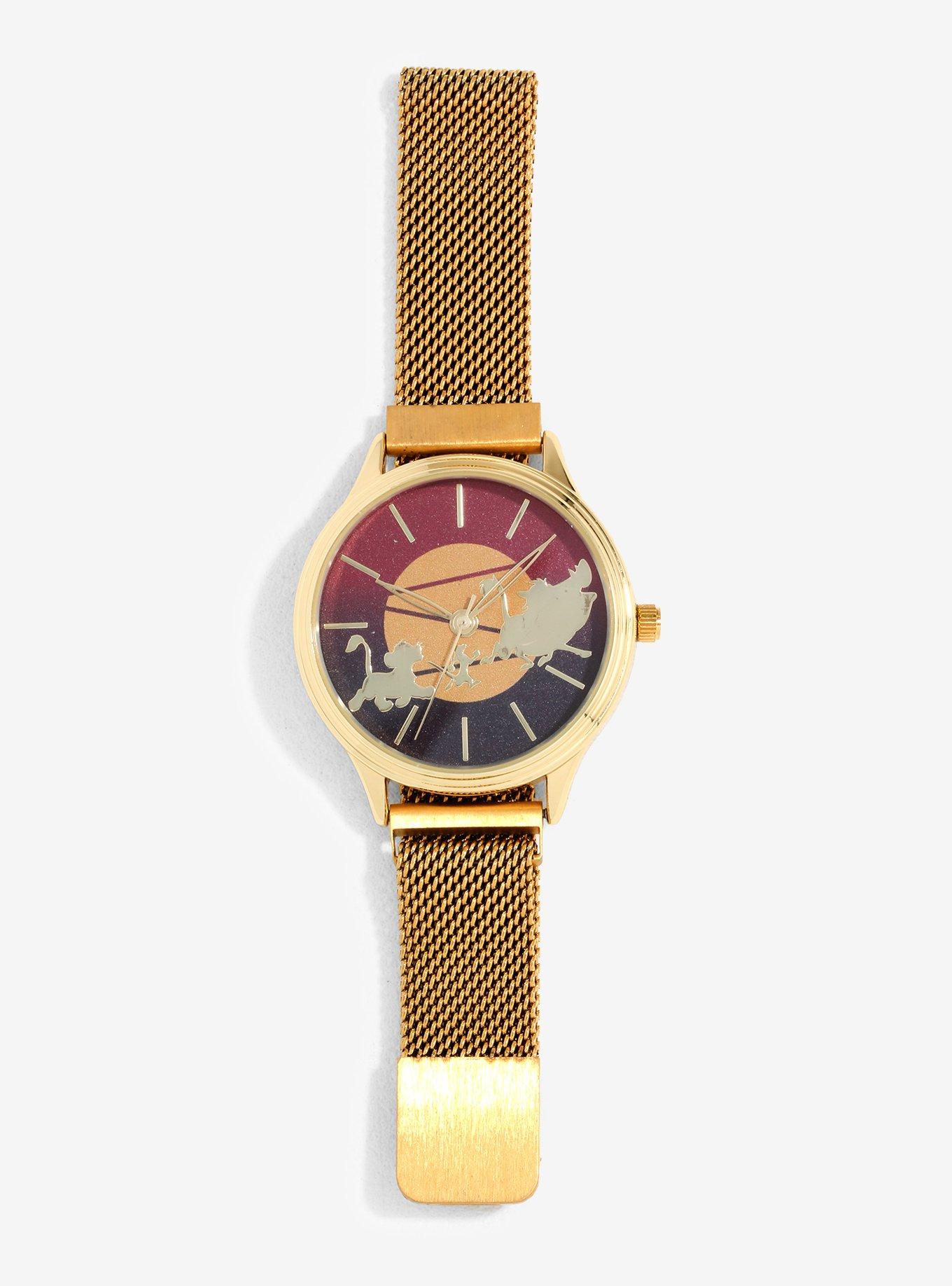 Disney The Lion King Sunset Mesh Watch, , hi-res