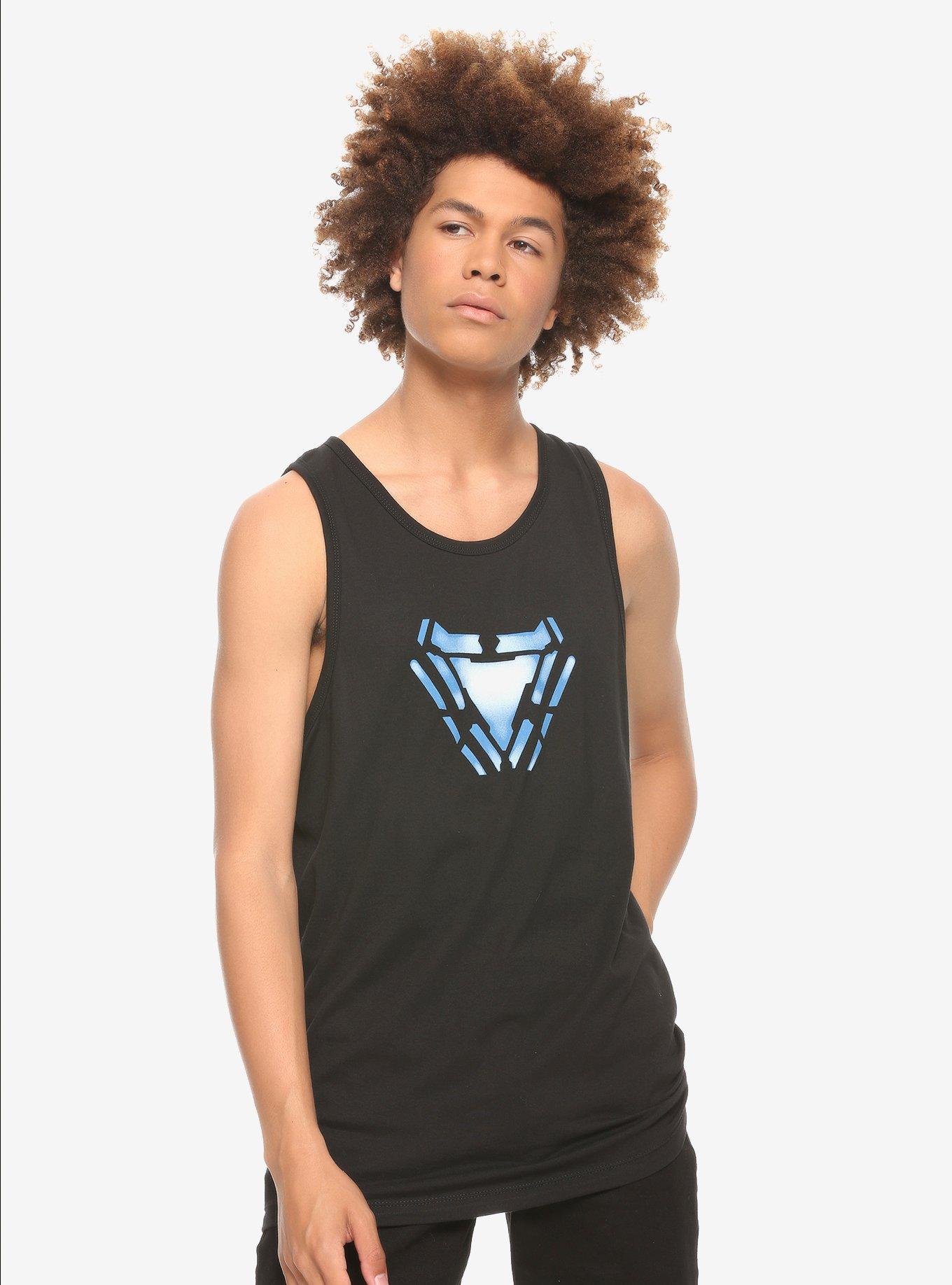 hot topic arc reactor shirt