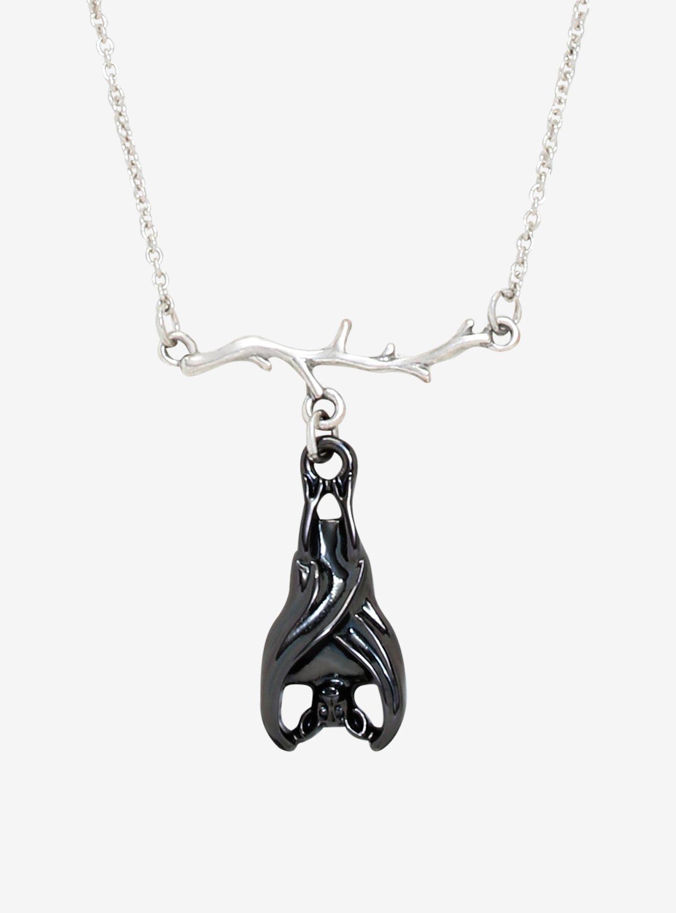 Hanging Bat Necklace Hot Topic