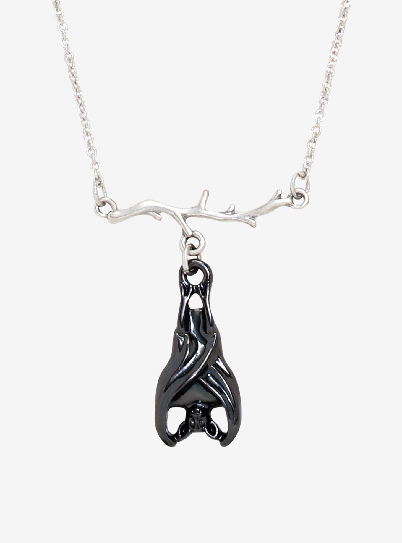 Hanging Bat Necklace, , hi-res