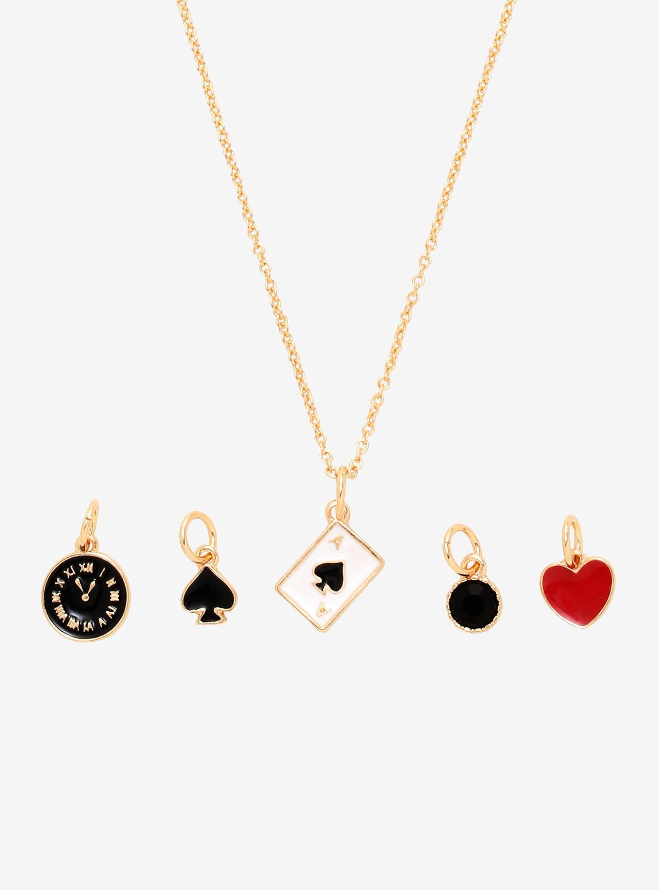 Alice In Wonderland Charms Necklace